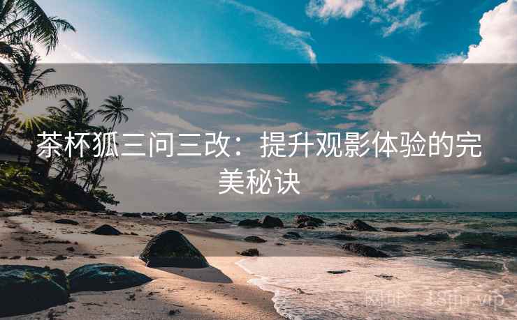 茶杯狐三问三改：提升观影体验的完美秘诀