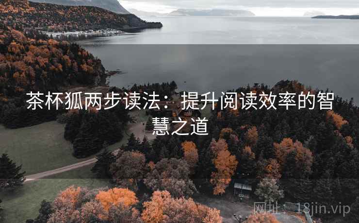 茶杯狐两步读法：提升阅读效率的智慧之道