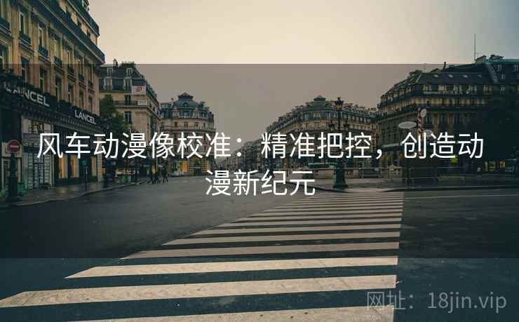 风车动漫像校准：精准把控，创造动漫新纪元