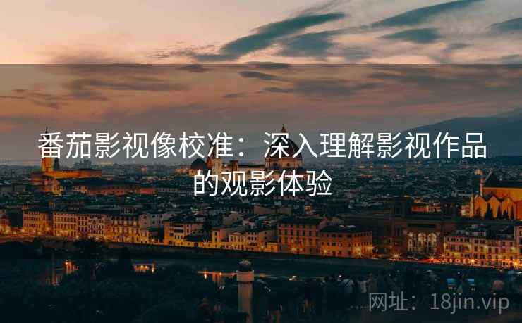 番茄影视像校准：深入理解影视作品的观影体验